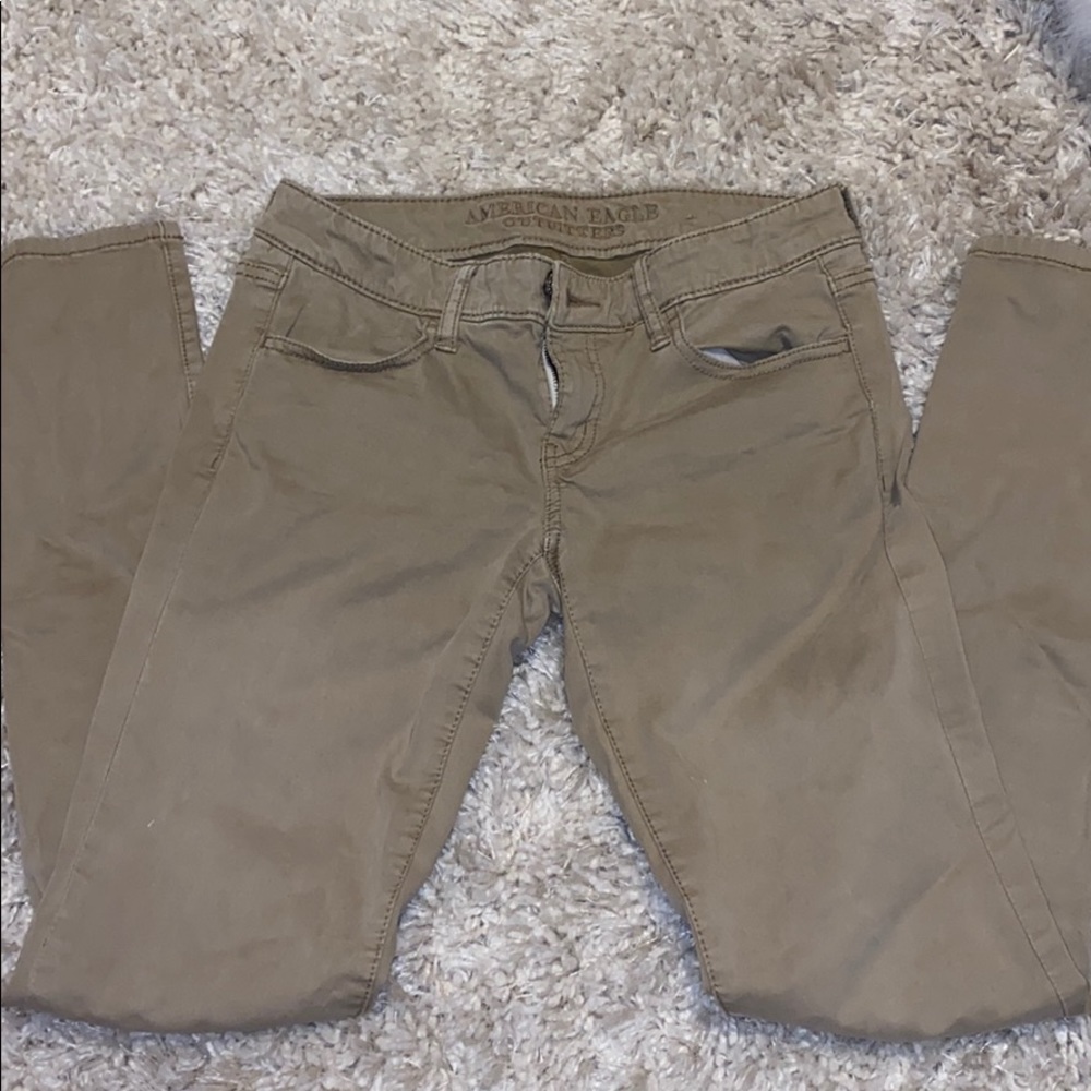 Khaki jeggings